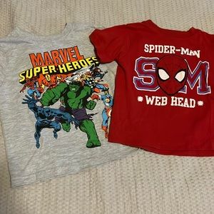 Set of 2 Marvel Toddler Ts